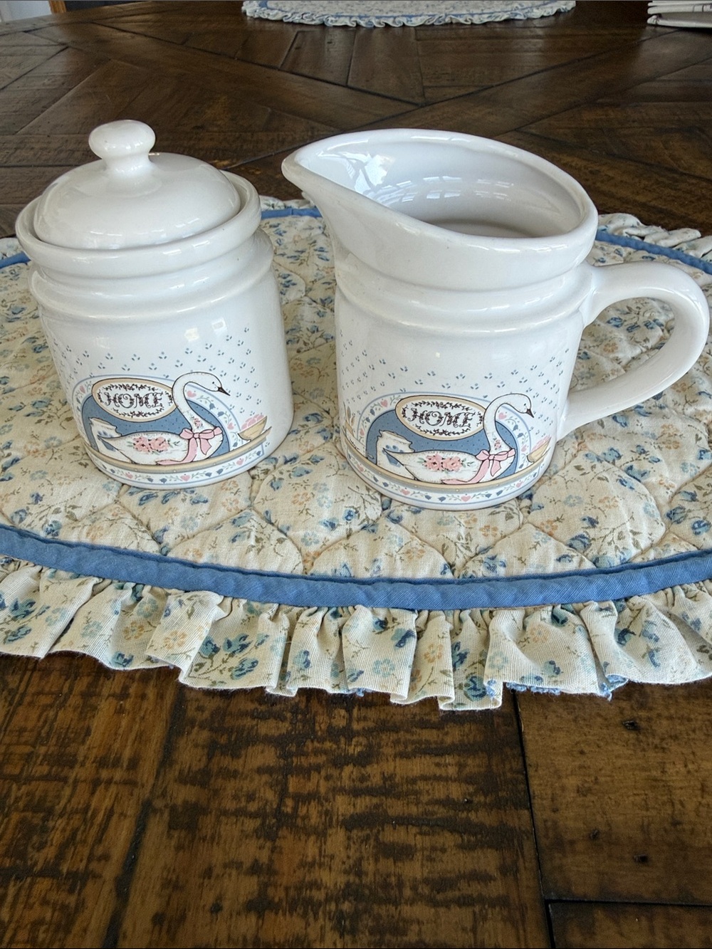 Upland Silver Cutlery Cream and Sugar Set